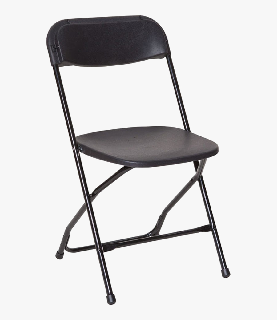 Folding Chair Photos Hd Image Free Png - Black Folding Chair Png, Transparent Clipart