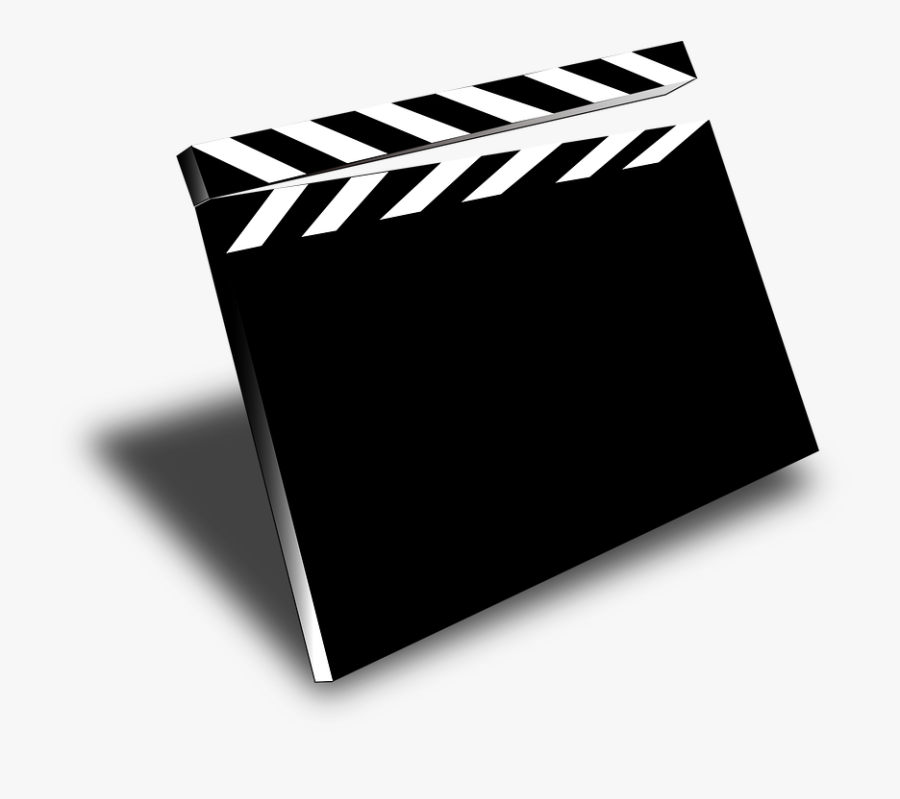 Movie - Clapper - Clipart - Movie Scene Marker, Transparent Clipart