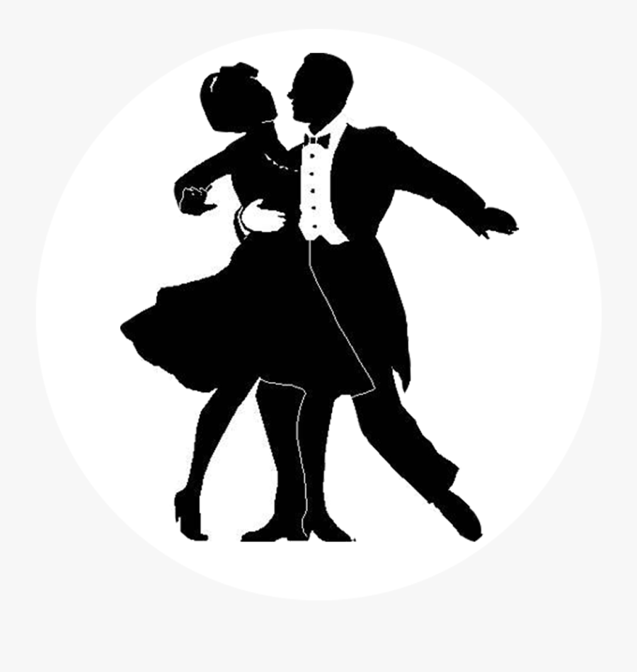 Ballroom Dance Silhouette Tango Clip Art - Silhouette Of Ballroom Dancers, Transparent Clipart