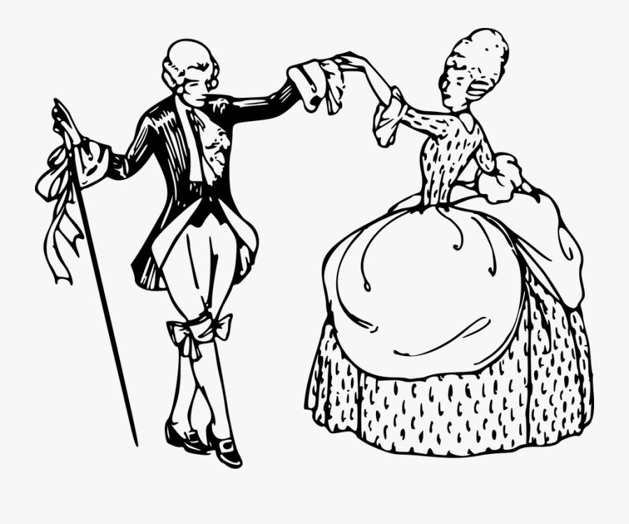 Ballroom, Dance, Minuet, Music, Musical - Minuet Dance, Transparent Clipart