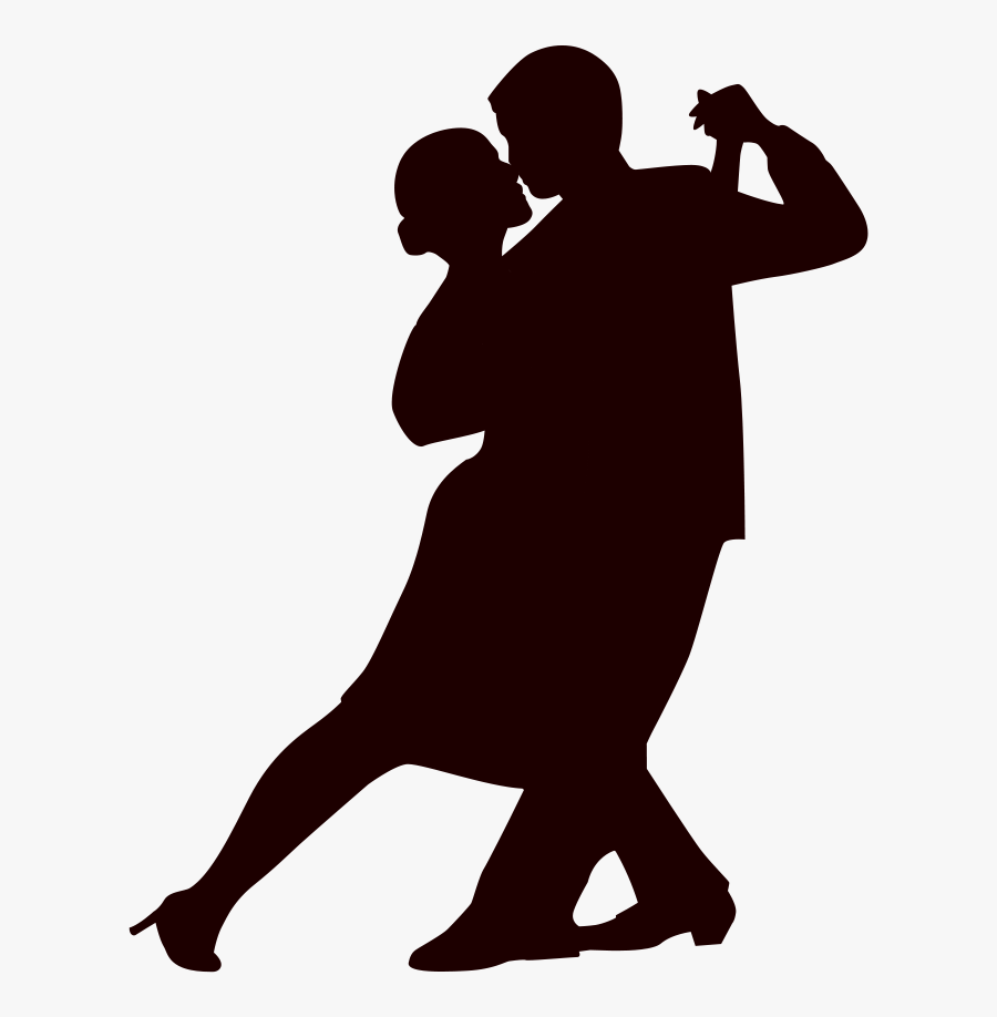 Clipart Dance Ballroom Dance - Dancing Man And Woman Silhouette Png, Transparent Clipart