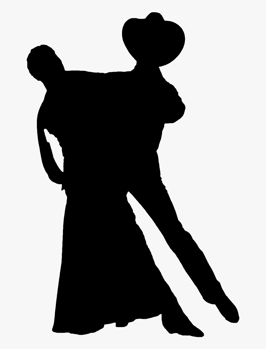 Country Waltz Silhouette - Transparent Waltz Silhouette, Transparent Clipart