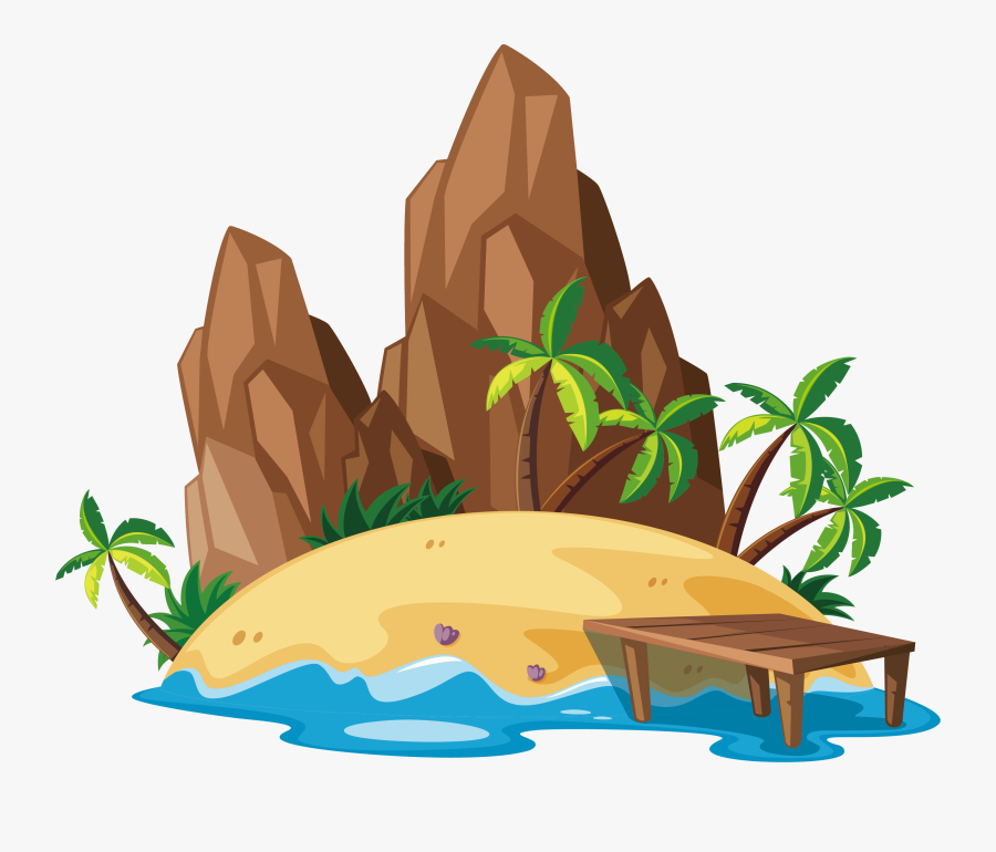 Elementos De Una Isla, Transparent Clipart