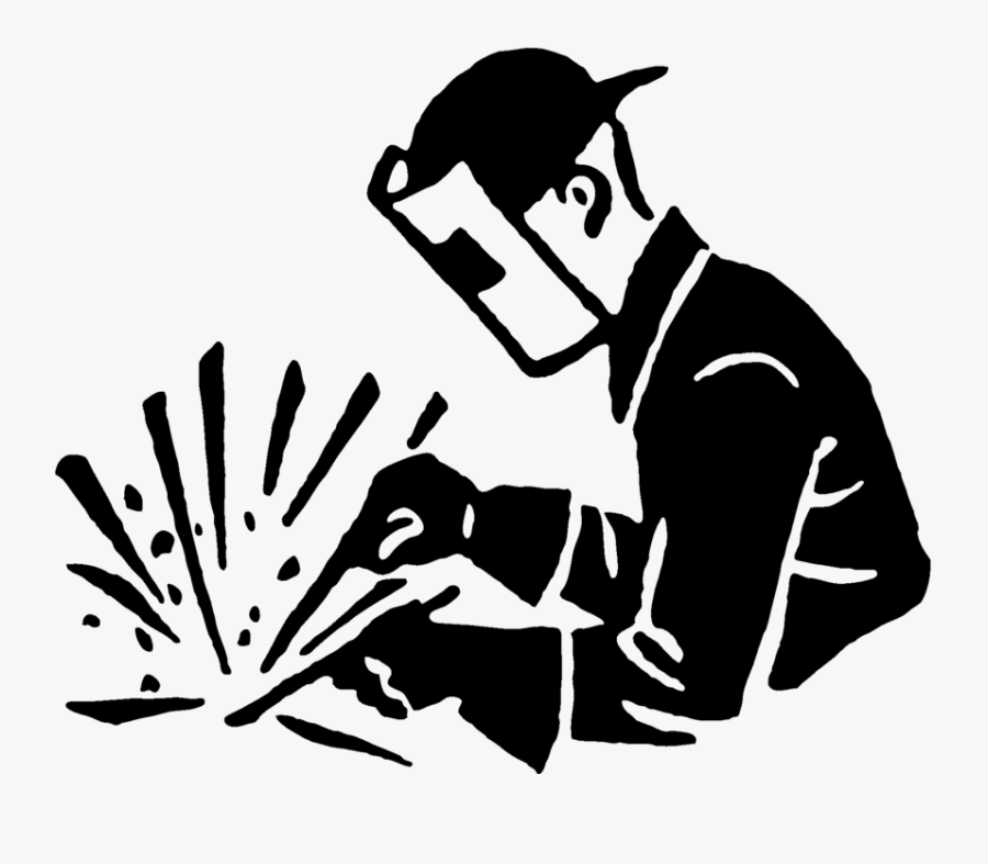 Welding Black And White Clipart, Transparent Clipart