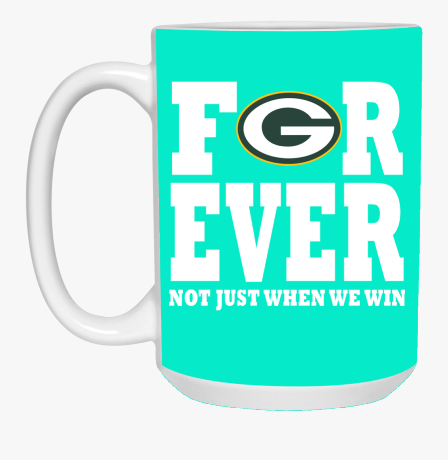 For Ever Green Bay Packers Mug Cup Coffee Gift - Mug, Transparent Clipart