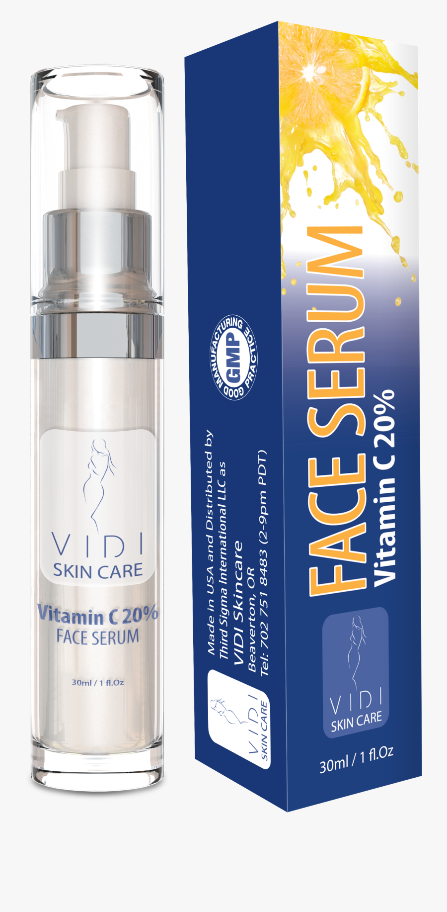 Vidi Vitamin C Serum Anti Aging Face Serum - Best Face Serums In Pakistan, Transparent Clipart