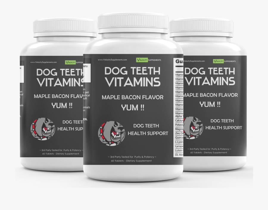 Dog Teeth Vitamins 3 Pack - Superfood, Transparent Clipart