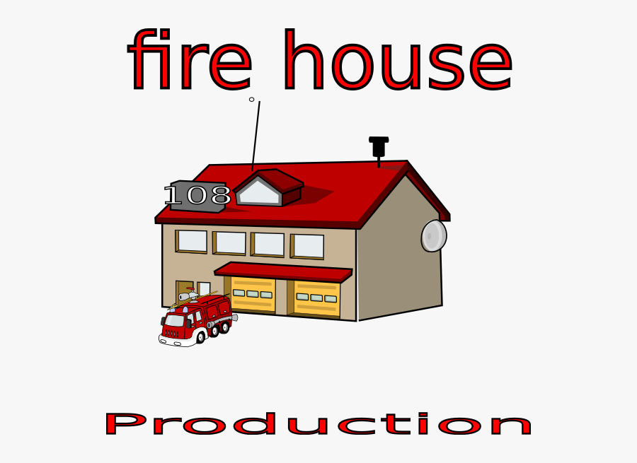 Clipart Freeuse Stock Fire Station Building Clipart - Clip Art Fire Station, Transparent Clipart