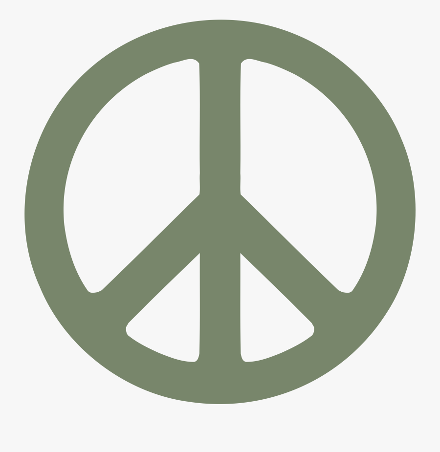 Camouflage Green Peace Symbol 1 Dweeb Peacesymbol - Clip Art Peace Sign Transparent, Transparent Clipart