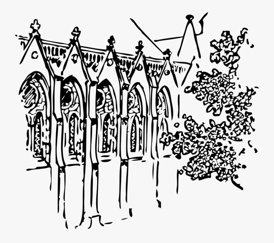 Building, Church, Trees, Windows, Religious, Cathedral - Canterbury Cathedral Clipart, Transparent Clipart