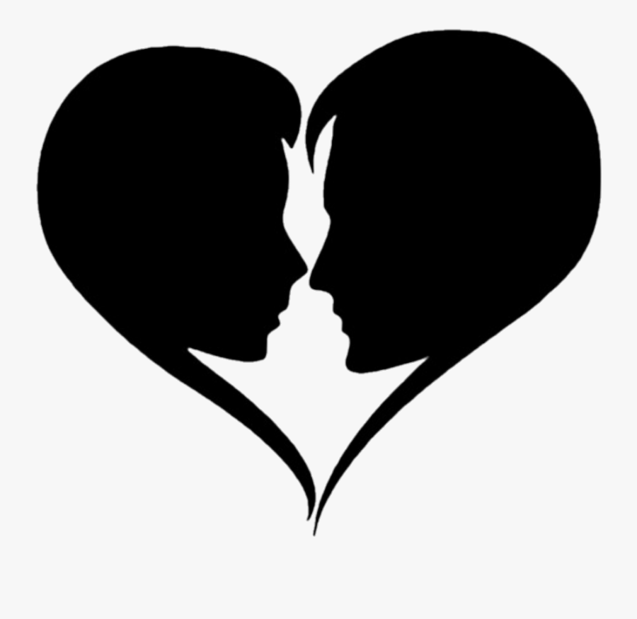 #hearts #heart #couples #couple #love #black - Muah I Love You, Transparent Clipart
