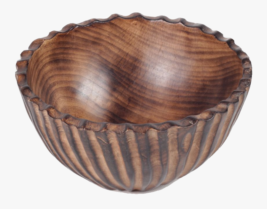 Clip Art Handmade Wooden Bowls - Storage Basket, Transparent Clipart