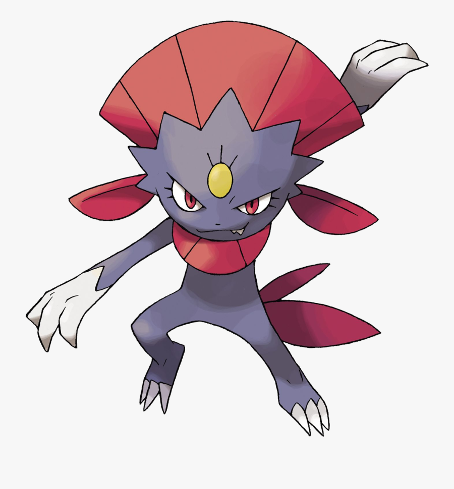 Clip Art Pokemon Spite - Weavile Pokemon, Transparent Clipart