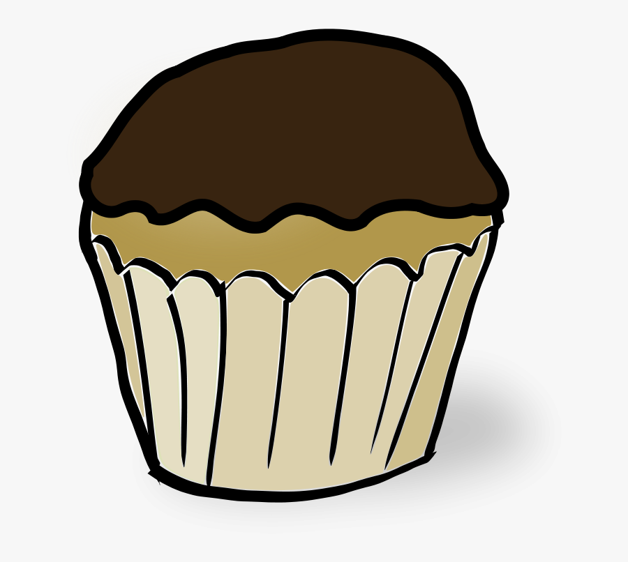 Chocolate Muffin - Chocolate Cupcake Clipart, Transparent Clipart