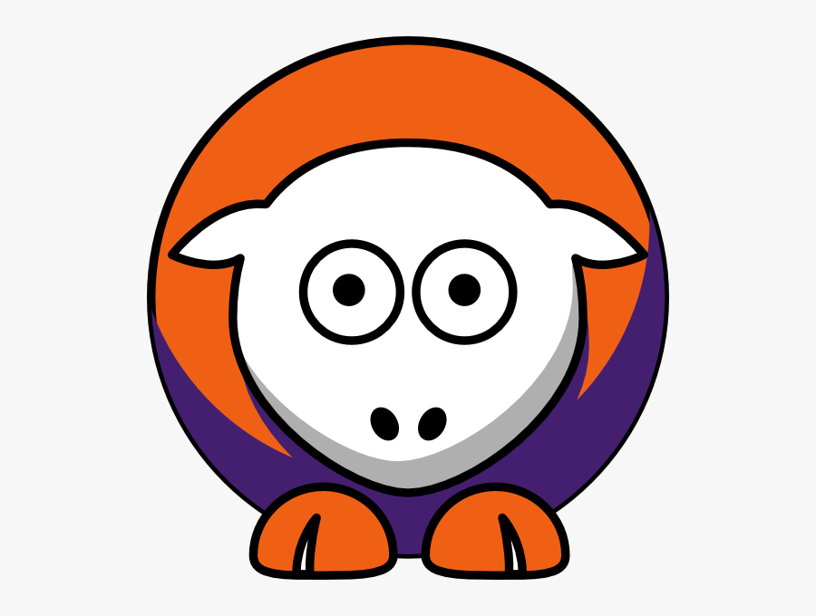 Cartoon Clker Sheep, Transparent Clipart