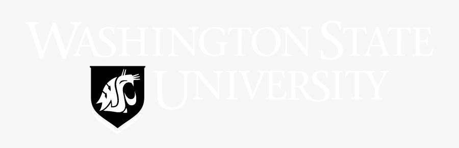 Washington State University Logo Black And White - Washington State University, Transparent Clipart