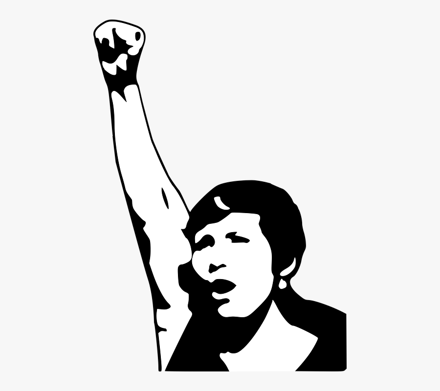 Communism, Demonstration, Fight, Fist, Girl, Power - Woman Of Power Icon, Transparent Clipart