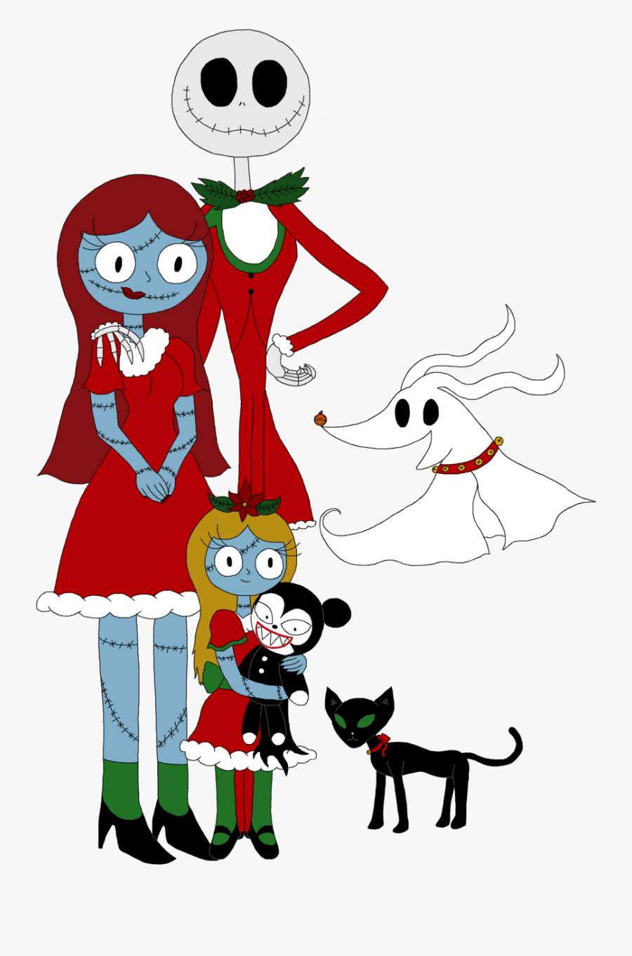 Sally Drawing Merry Christmas Huge Freebie Download - Cartoon, Transparent Clipart