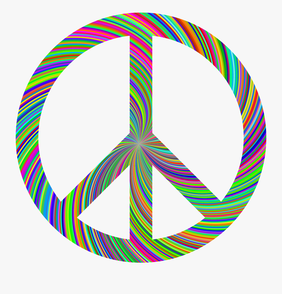Clipart - Simple Peace Symbol Tattoo, Transparent Clipart