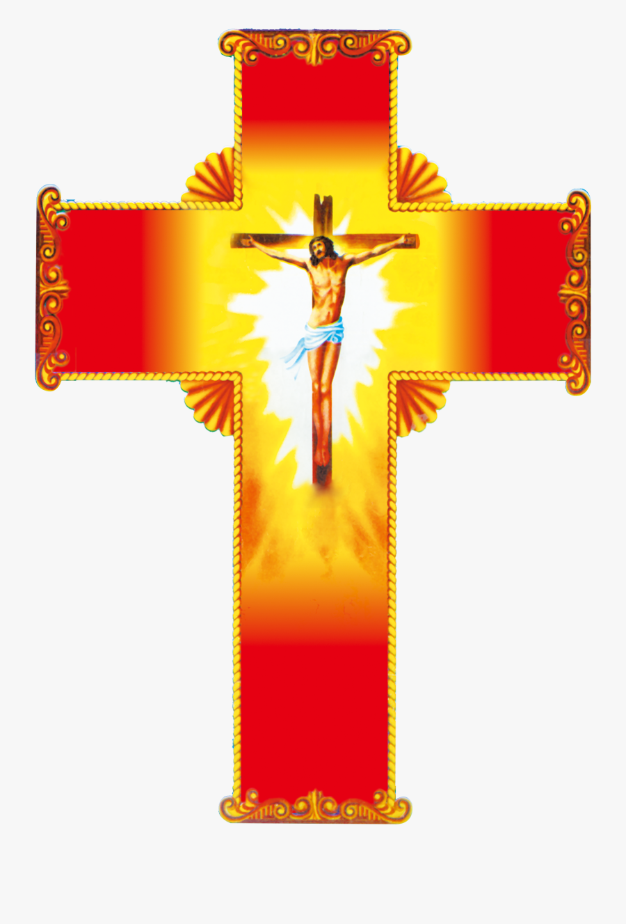Christian Red Jesus Material - Jesus Cross Hd Images Png, Transparent Clipart