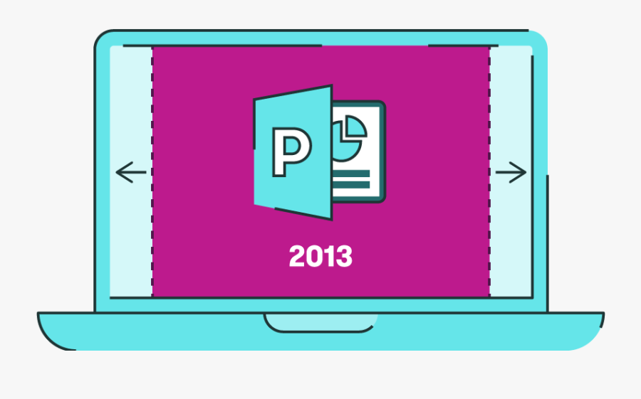 Powerpoint 2013 Widescreen By Default - Sign, Transparent Clipart