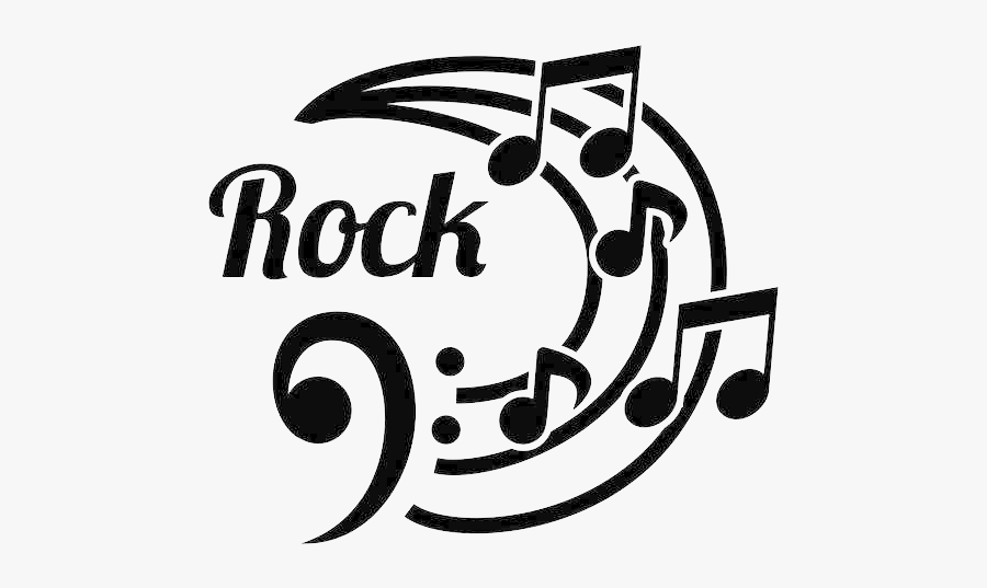 Rock Music Png - Notas Musicales Rock, Transparent Clipart