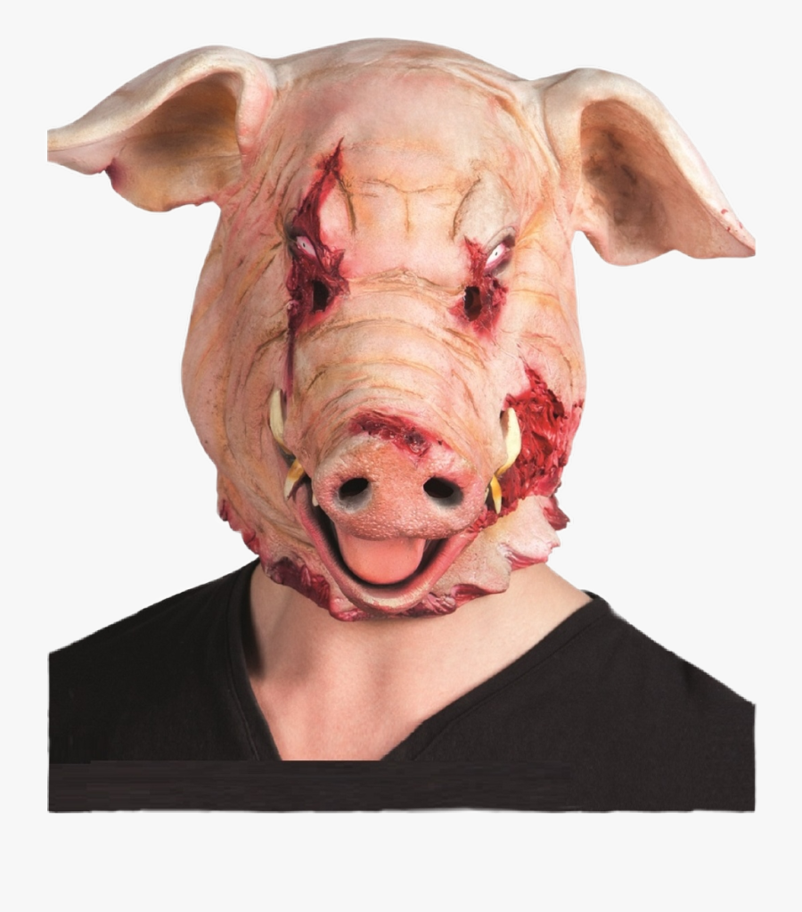 #pig #head #pighead #blood #gore - Pigs Head Horror, Transparent Clipart