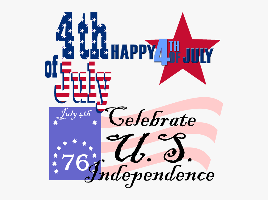 July Clipart God Bless America - 4th Of July Running, Transparent Clipart