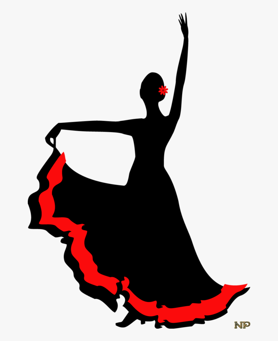 Ballroom Dance Silhouette - Happy International Dance Day 2019, Transparent Clipart