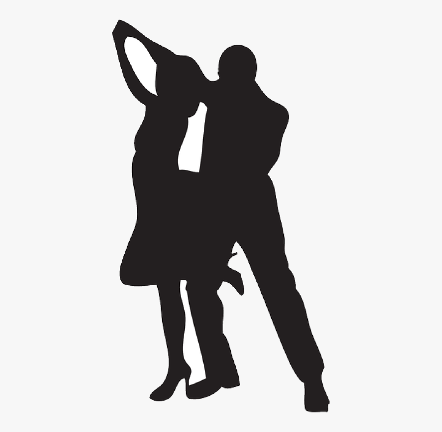 Ballroom Dancing Silhouette Clip Art - Dancing Couple Silhouette Png, Transparent Clipart