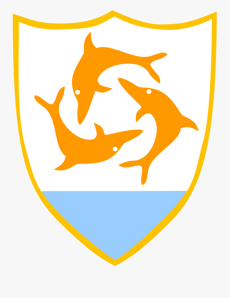 Anguilla Coat Of Arms, Transparent Clipart