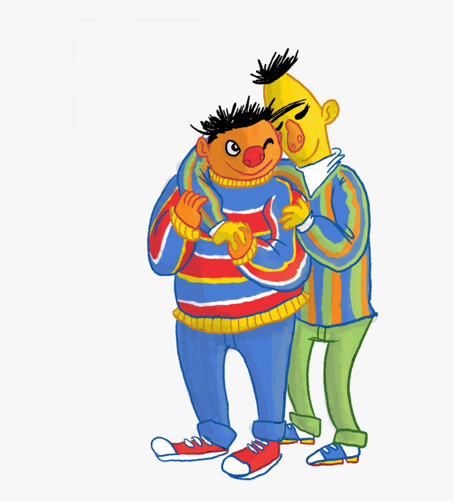 Bert And Ernie By Girlie Wilson - Bert And Ernie Deviantart, Transparent Clipart