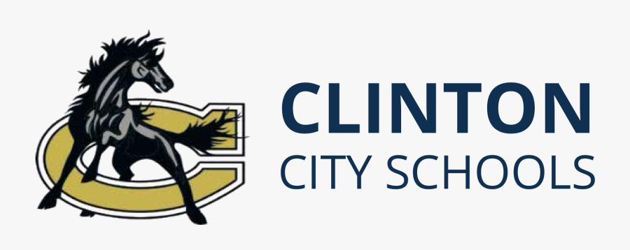 Clinton City Schools Logo - Clinton Dark Horses Logo, Transparent Clipart