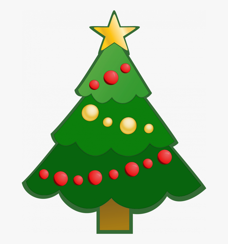 Transparent Merry Christmas Clipart Words - Clipart Simple Christmas Tree, Transparent Clipart