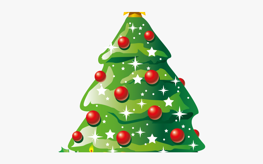 Vector Christmas Tree Png, Transparent Clipart