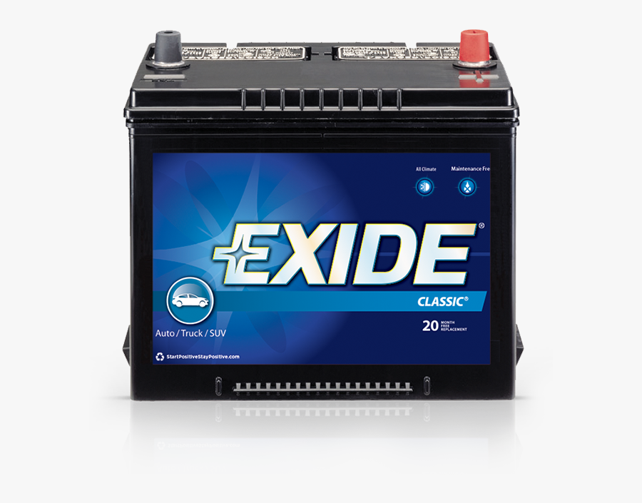 Exide Battery, Transparent Clipart