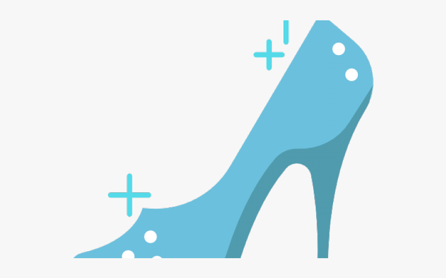 Women Shoes Clipart Cinderella Glass Slipper - Shoe, Transparent Clipart
