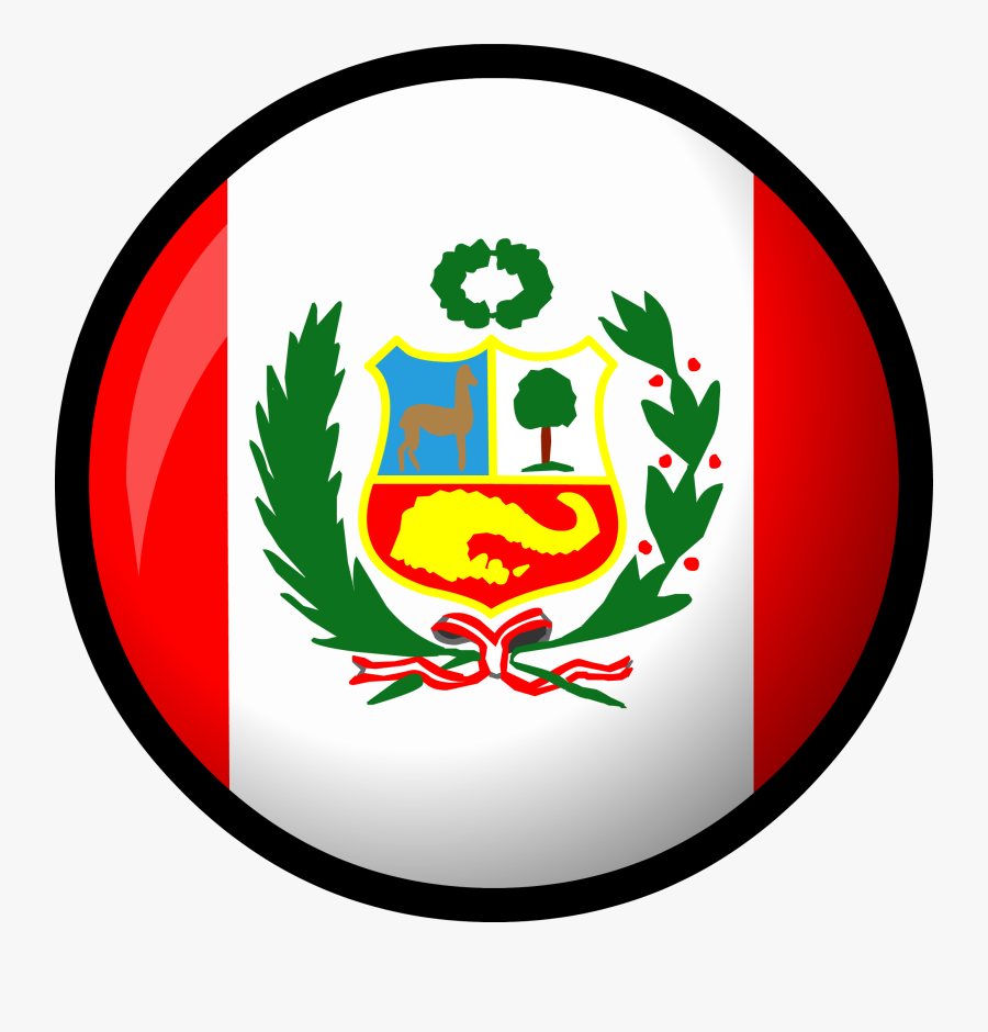 Clip Art Flag Club Penguin Wiki - .peru Flag, Transparent Clipart