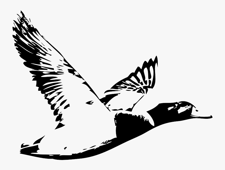 Hunting Clipart Duck Blind - Black And White Duck Hunt , Free Transparent.....