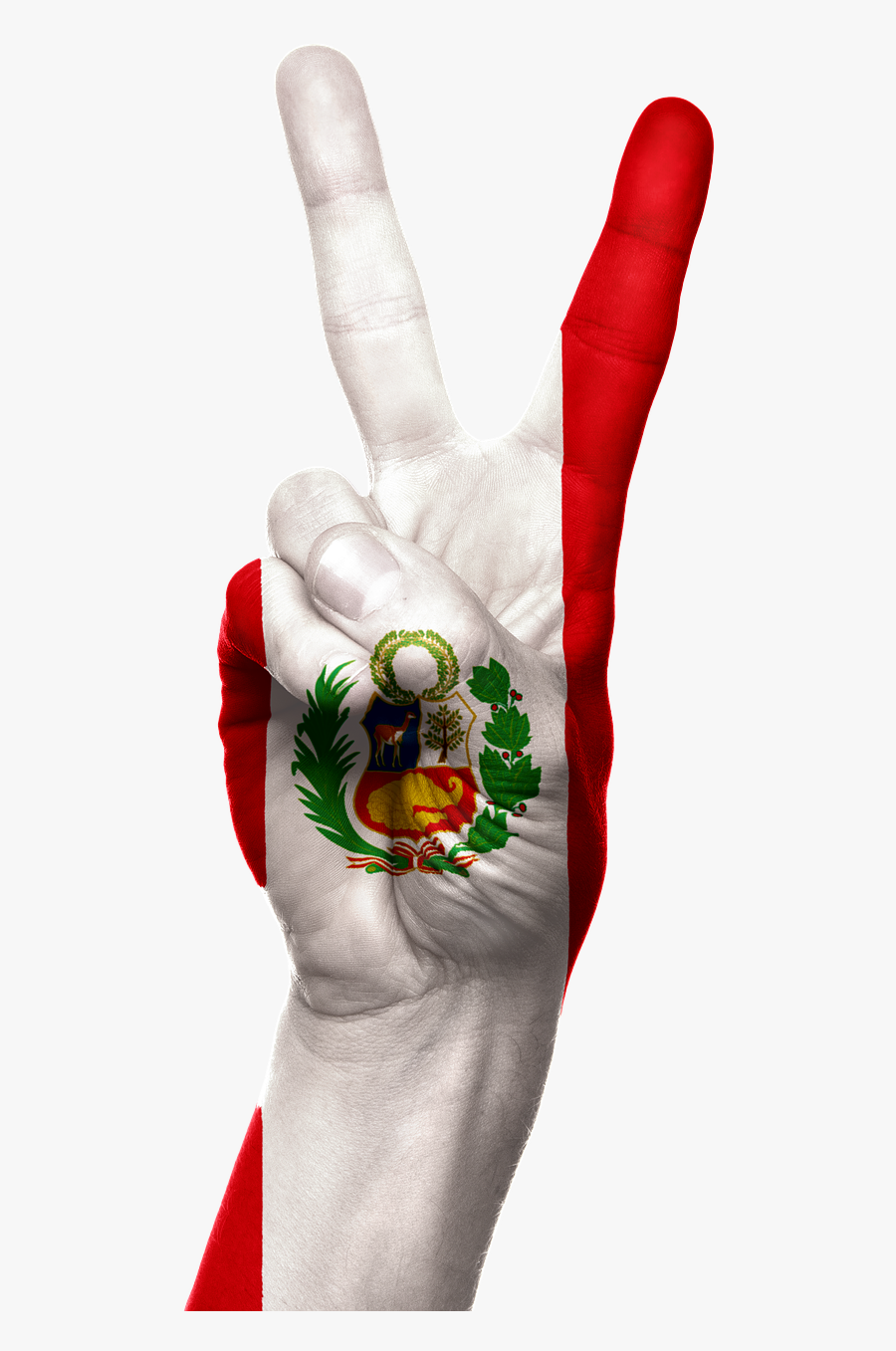 Peru Flag, Transparent Clipart