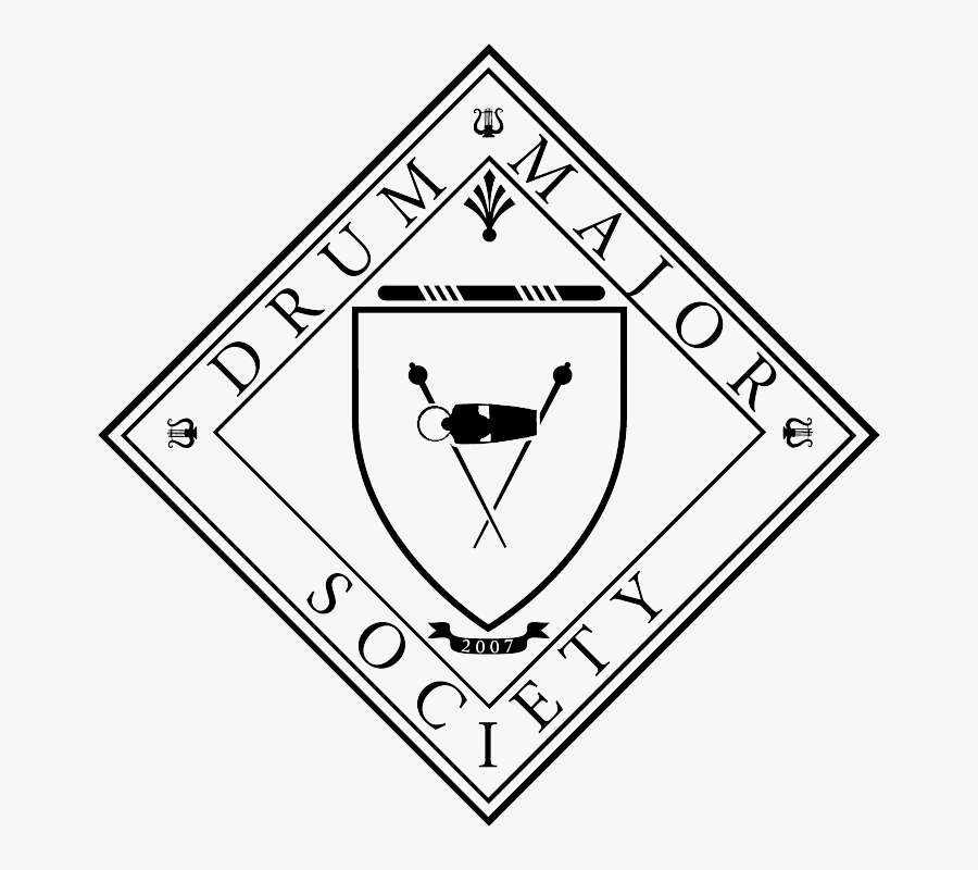 Drum Major Technology Triangle Society - Drums And Lyre Logo, Transparent Clipart