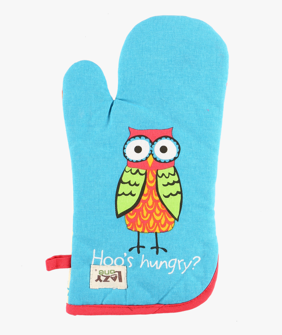 Hoo"s Hungry Oven Mitt Image - Owl, Transparent Clipart