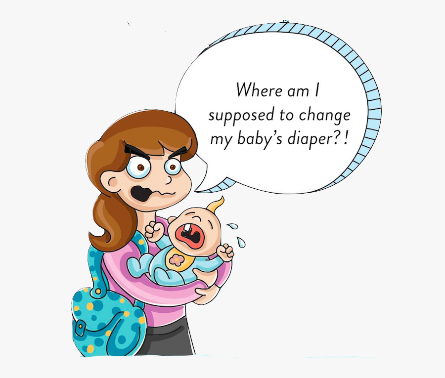 Imagine Youre In A - Baby Needs A Diaper Change, Transparent Clipart