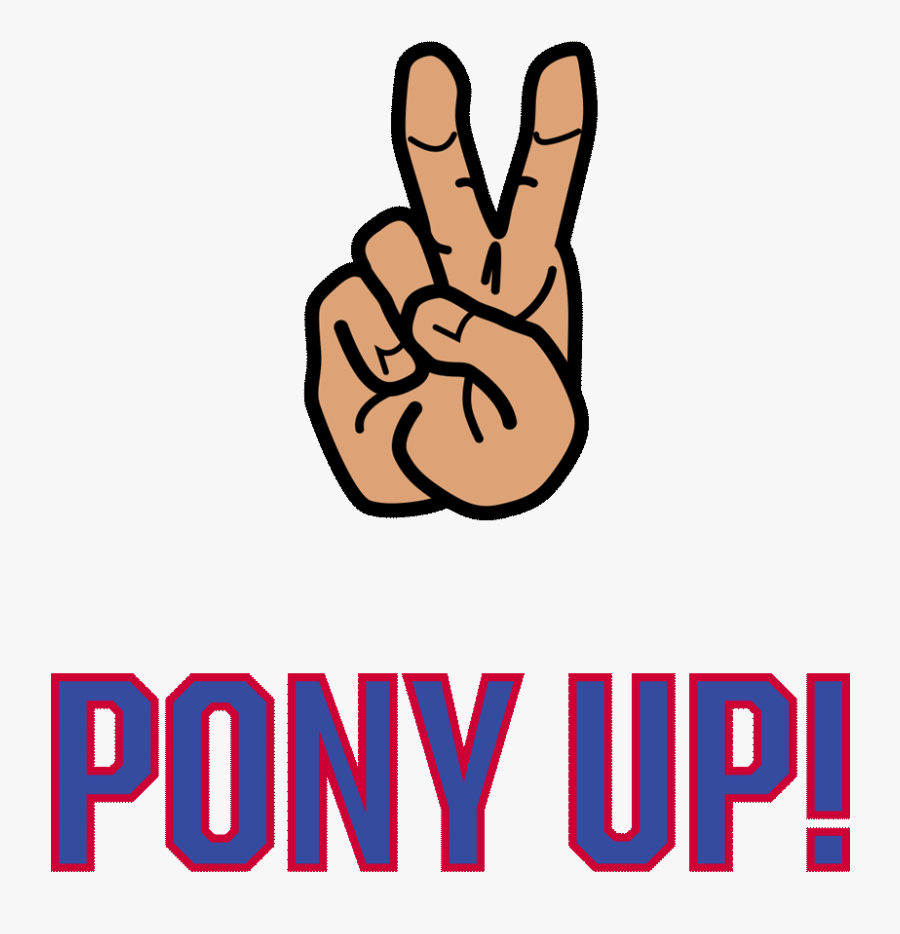 Southern Methodist University Peace Sticker Smu For - Smu Pony Up Transparent, Transparent Clipart