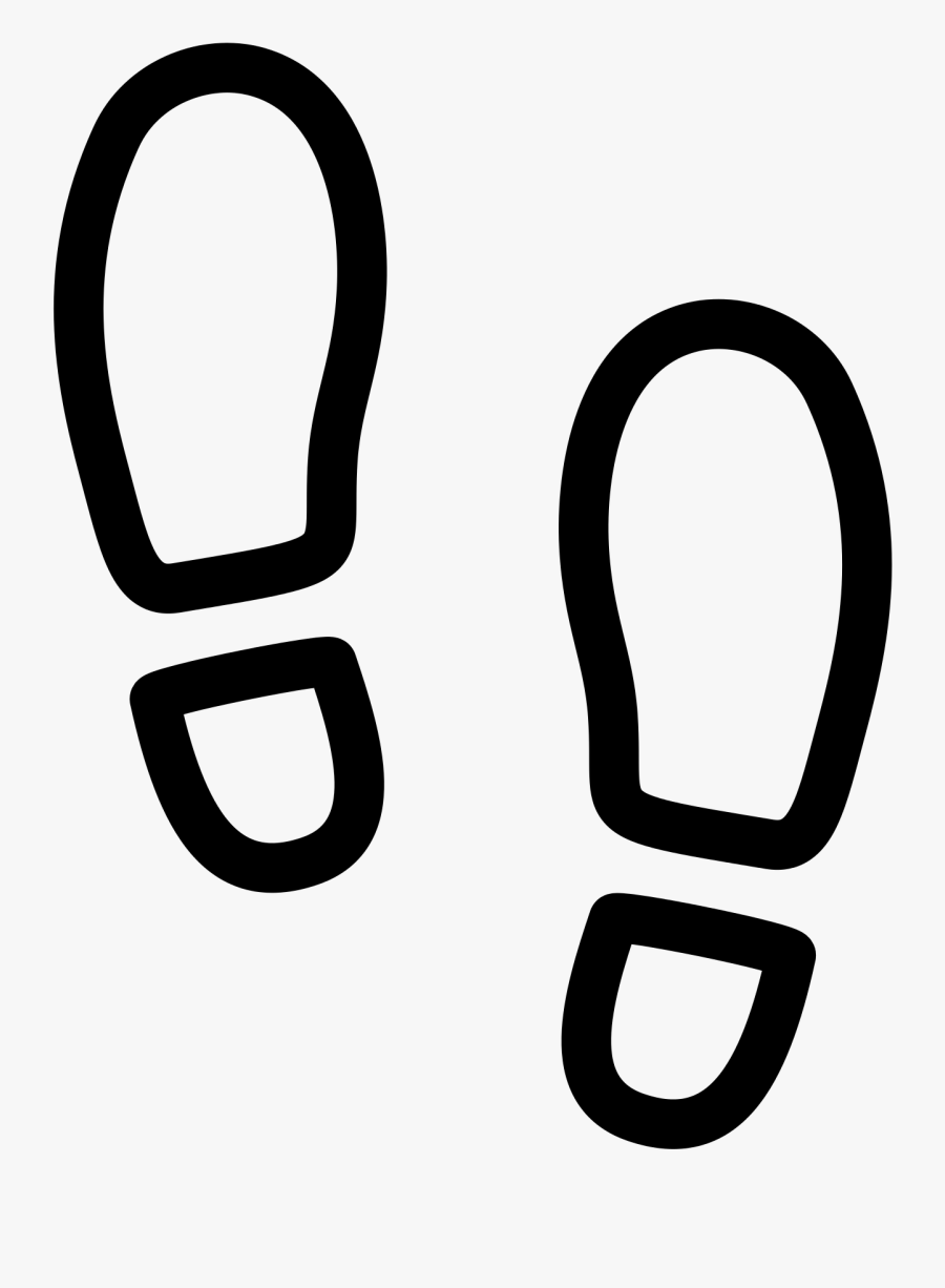 File - Footsteps Icon3 - Svg - Wikimedia Commons - Easy To Draw Footprints, Transparent Clipart