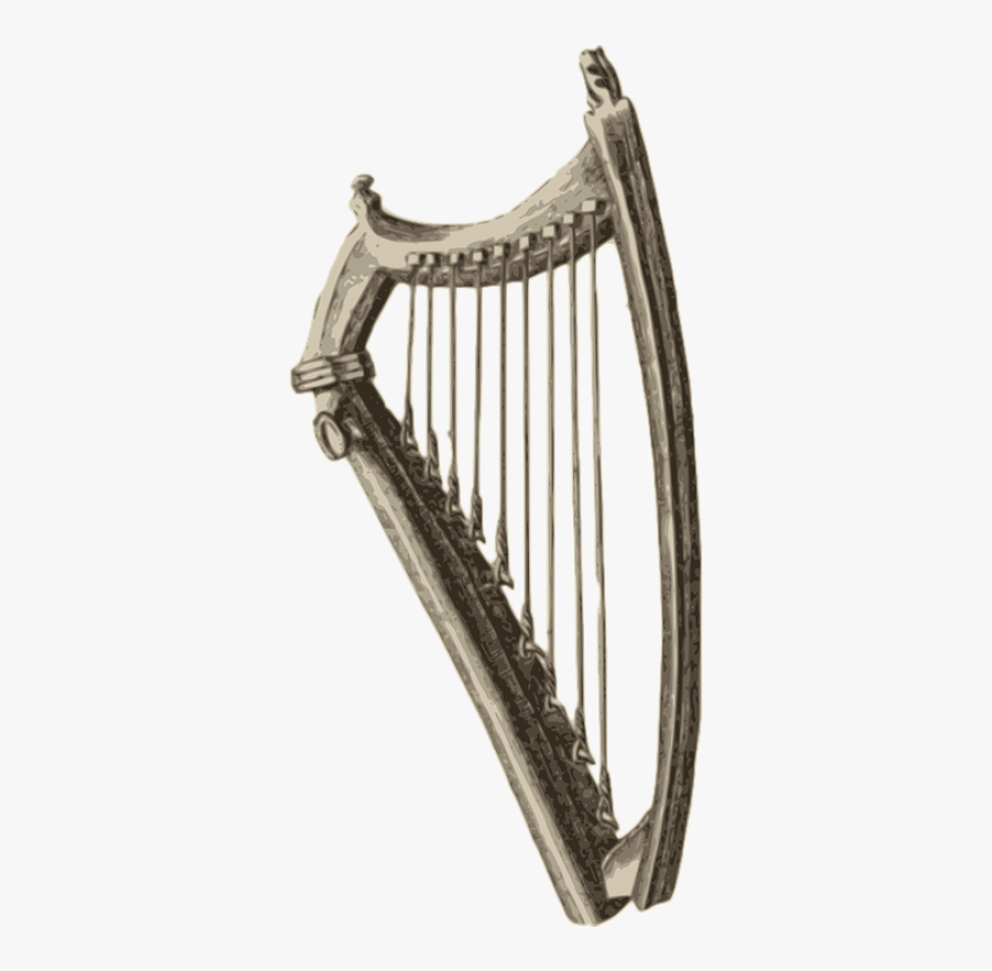 Celtic Harp Png, Transparent Clipart