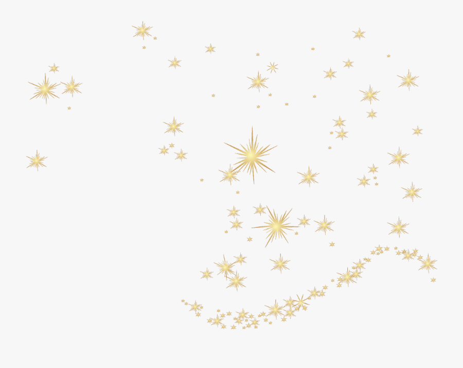 #star #stars #gold #sparkle #wish #happynewyear #santa - Transparent Background Gold Fireworks, Transparent Clipart