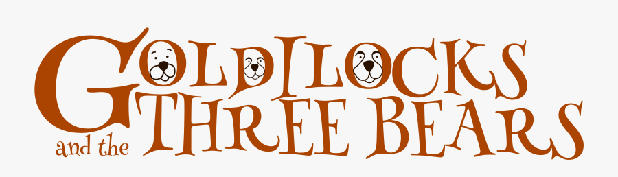 Goldilocks And The Three Bears Logo, Transparent Clipart