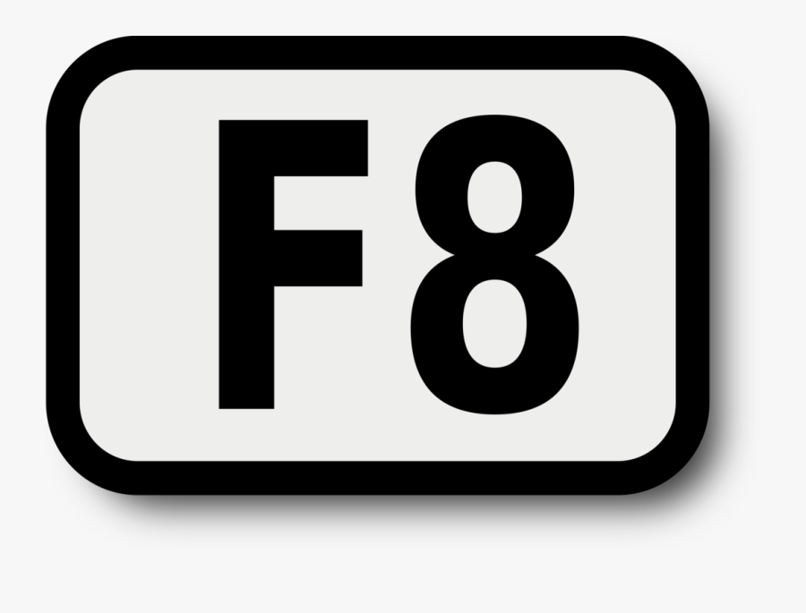Area,text,brand - F8 Key Icon, Transparent Clipart