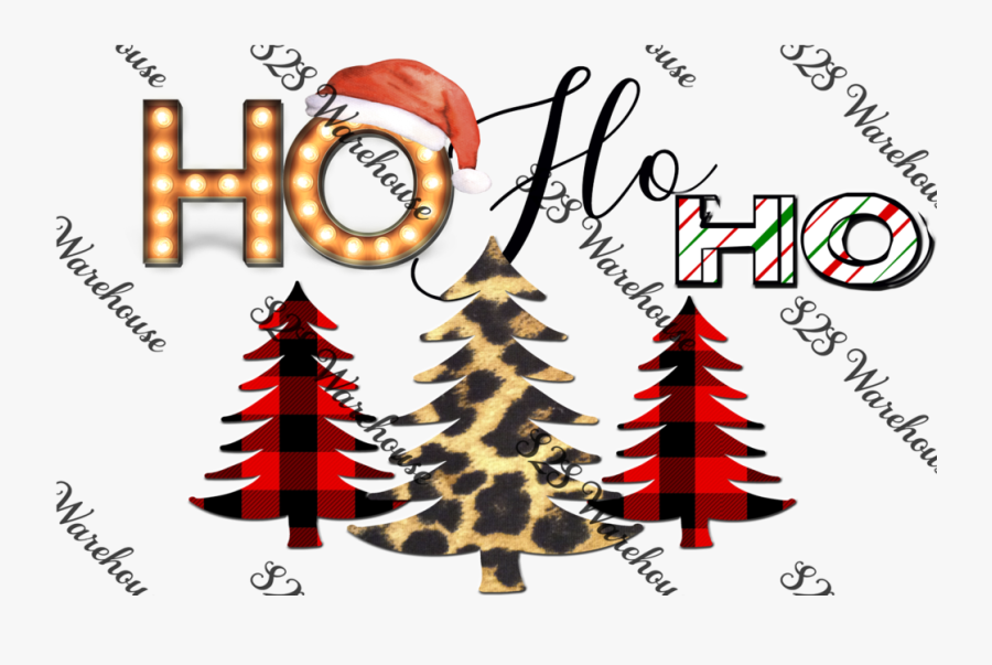 Ho Ho Ho Design - Christmas Decoration, Transparent Clipart